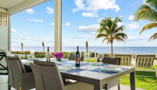 Oceanfront Luxury Condo w/Private Garden