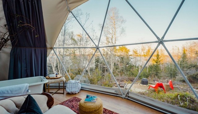 Oceanfront Luxury Forest Shore Dome - Rocky Shores