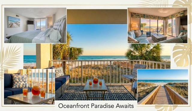 Oceanfront Oasis: Endless Ocean Views & Luxury Amenities Minutes to Attractions