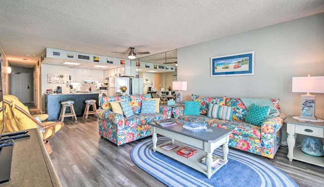 Oceanfront Oasis w/Deck and Resort Beach Access!