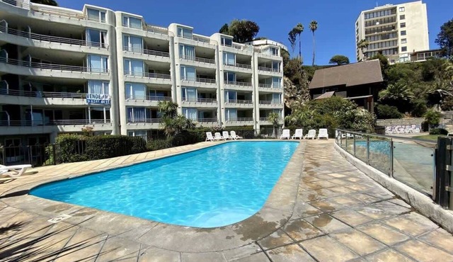 Oceanfront Studio w/Pool & AC - Cerro Castillo