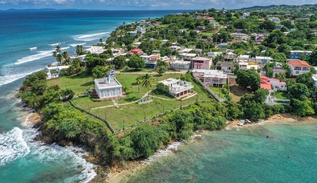Oceanfront Villa Adjacent to Iconic Punta Mulas Lighthouse steps from the Beach.