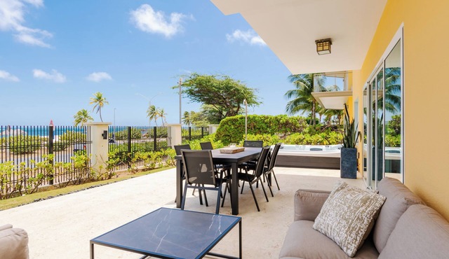 Oceania Resort Closest Apt to Eagle Beach with King Bed and Jacuzzi