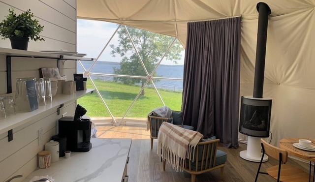 Oceanside Glamping Dome near Lunenburg
