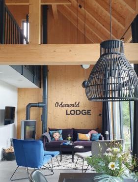 Odenwald-Lodge mit Infrarotsauna und E-Ladestation "Haus Purpur"