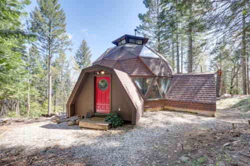 Off-Grid Geodesic Dome: Nevada City House w/Views