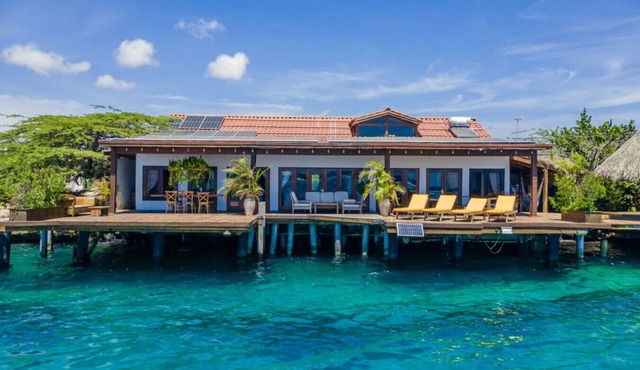 Off-Grid Oceanfront Villa with Overwater Deck