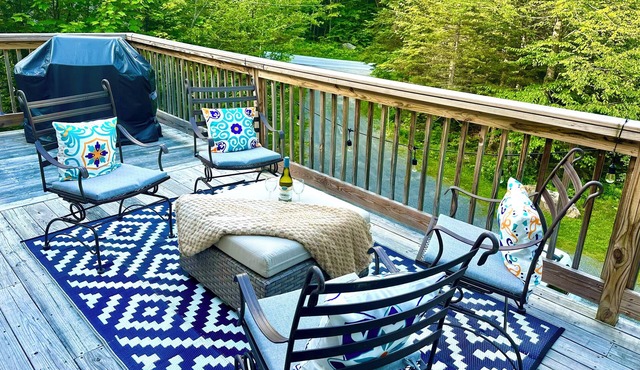 Okemo mountain house with private hot tub