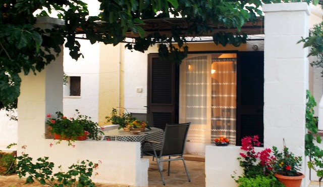 Old stables in historic farmhouse in panoramic position between sea and hills