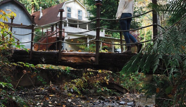 Olympic Wanderer Creekside~ Hot-tub Olympic Peninsula Nature Retreat