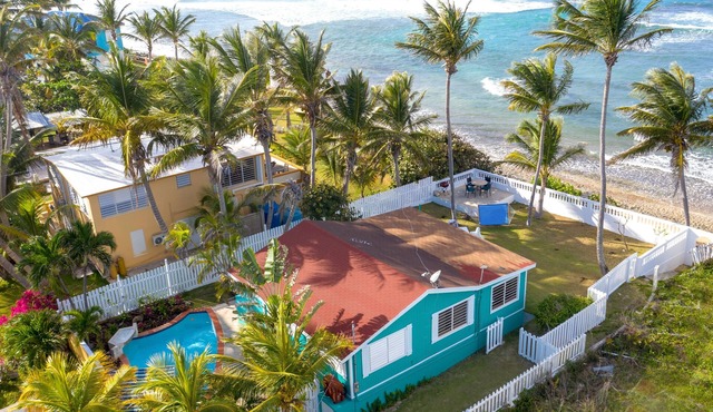 On the beach, a private pool, a house all to yourself.