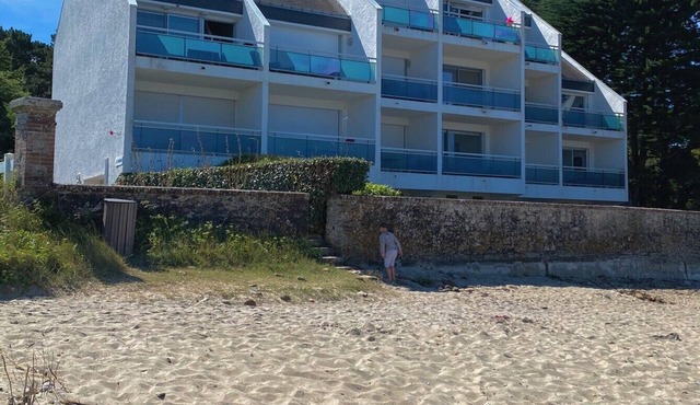 On the beach