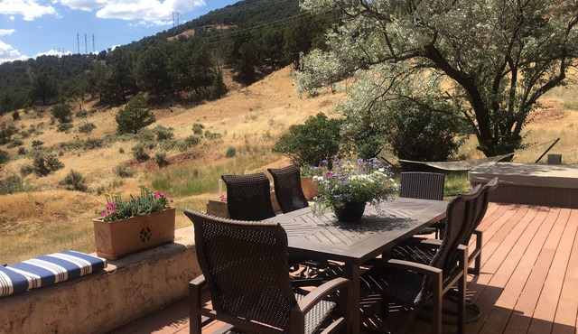 One bedroom en suite with own bath with outstanding views of the mountains