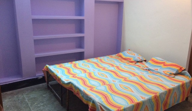 Open terrace with double bedroom