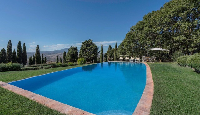 Orcia Panoramic View With Pool