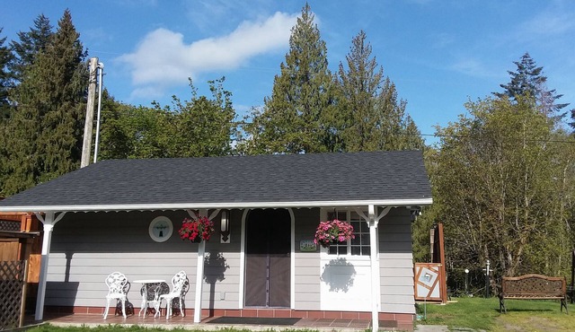 Our Creekside Cottage is located only a mile from the Olympic Discovery Trail.