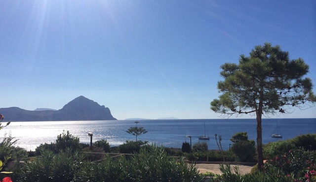 Overlooking the rocky bay of Makari, walking distance from the sea