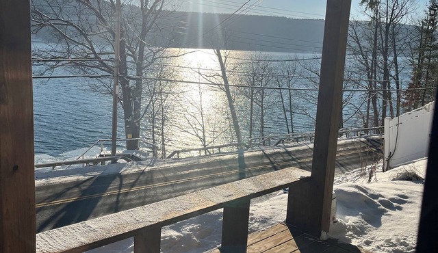 Overlooking the Water on Otsego Lake , Cooperstown NY