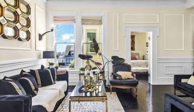 Pacific Heights Grand Victorian Top Floor Kitchen