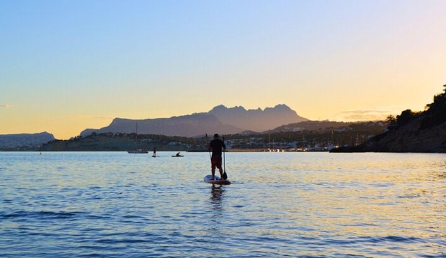 Paddle surf rental in the Moraira Sea