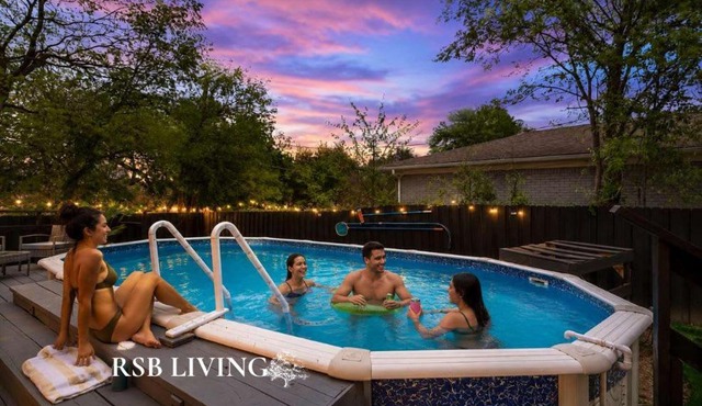 Panoramic 4BR 3BA Holiday Home with Pool, Grill, Sauna & Game Room