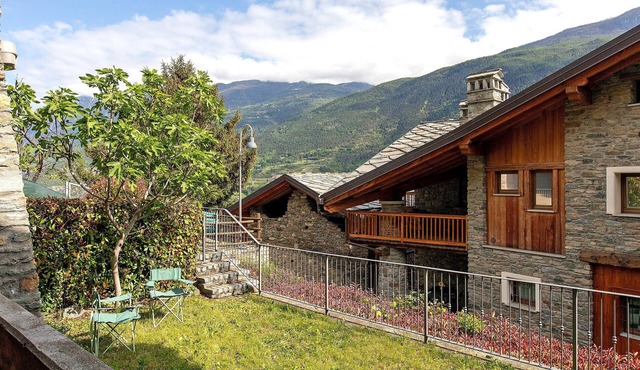 Panoramic Apartment in Historic Village near Aosta with Terrace