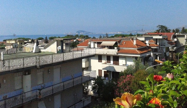 Panoramic attic between Naples and Rome near the sea