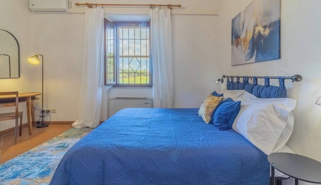 Panoramic farmhouse in Maremma with garden and view, pet friendly