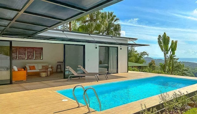 Panoramic Ocean View: Modern Home + Pool