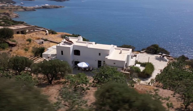Panoramic Sea View Home - 15 min walk to the beach of Platys Gialos