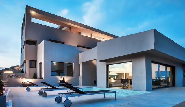 Panoramic sea view luxury villa near Athens - perfect for groups and families