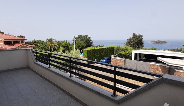 Panoramic villa with garden