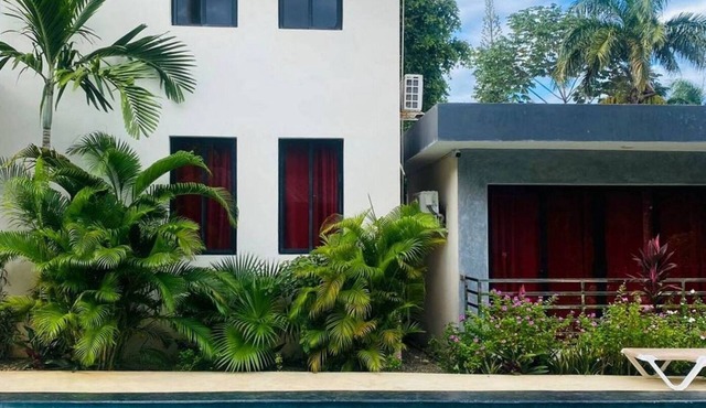 Papi, find a chica and relax by the pool!