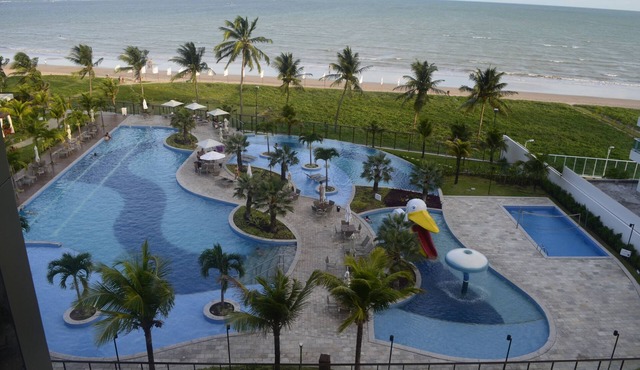 Paraíso do Atlântico Apartment, Resort standard, on the seafront of Campina beach