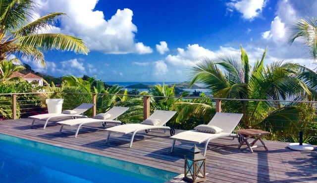 Park View Charming 3 bdrs 3 bathrs with amazing view on tintamarre/Pinel island