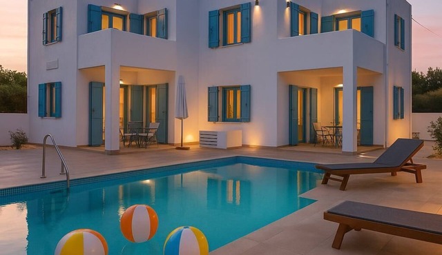 Paros Poolside Getaway - Artemis Beach House