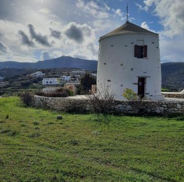 Paros Traditional Windmill in Lefkes