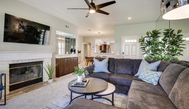 Patio + Pool Access: Stunning Palm Desert Townhome
