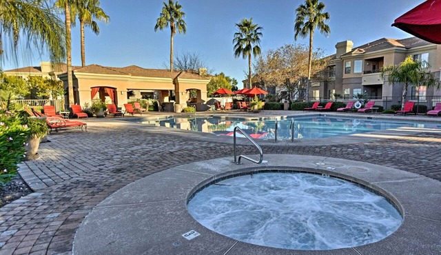 Patio & Resort Perks: Gated Gilbert Condo