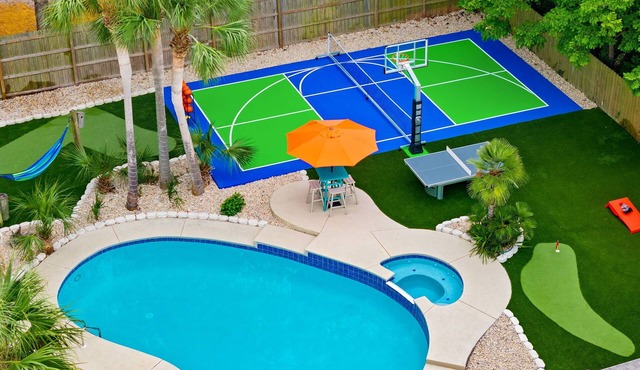 PCB Oasis, Heated Pool, Pickleball, Basketball, Game Room, Mini Golf, Fire Pit