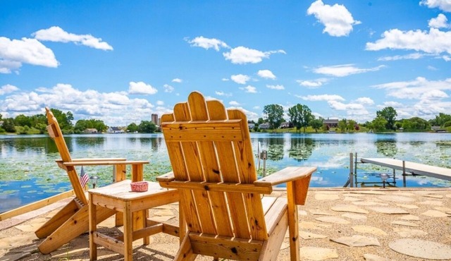 Peace & Tranquility on Private Stony Lake in the Irish Hills of Michigan.