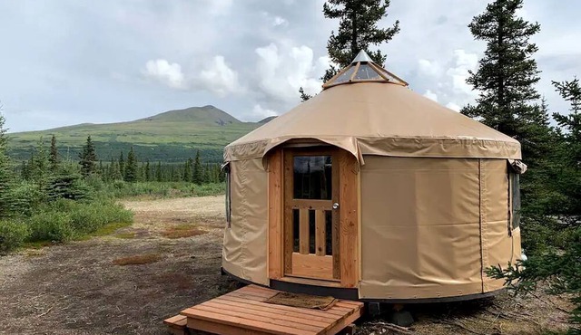 Peaceful Denali Accommodation for Yurt Glamping in Alaska