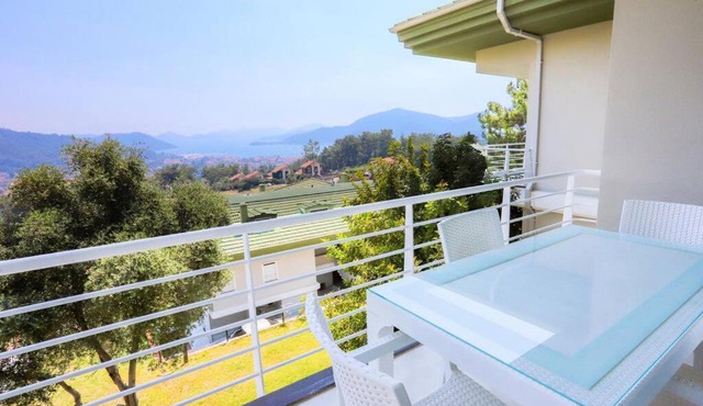 Peaceful Duplex with Splendid View & Shared Pool in Gocek