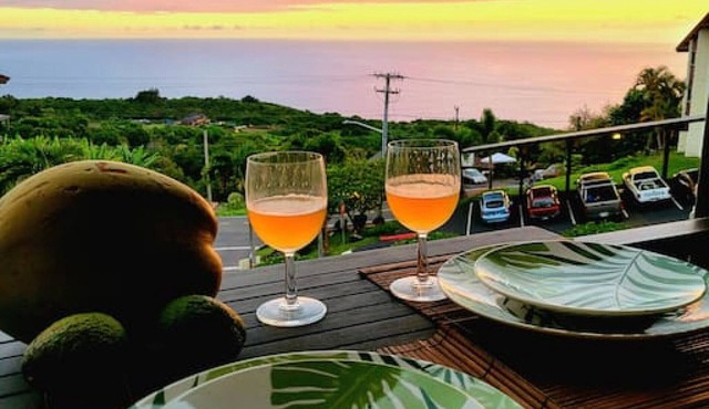 Peaceful Kona Getaway with Ocean Views | 2-Bedroom Condo at Kona Coffee Villas
