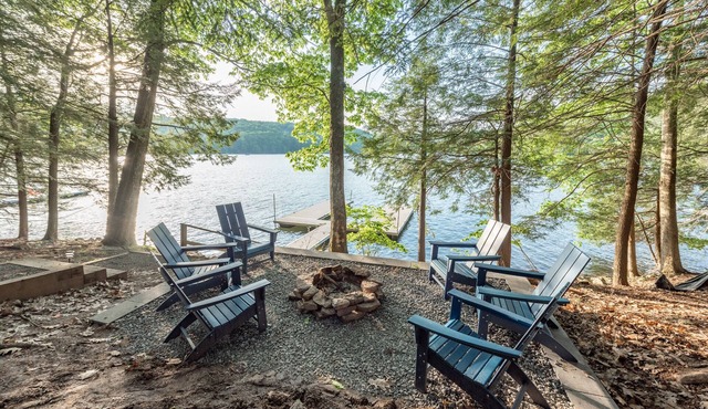 Peaceful Lakefront Gem w/Dock, Hot Tub, Game Room