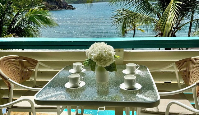 Peaceful Oceanfront Oasis.Pool, Walk to beach, generator backup!