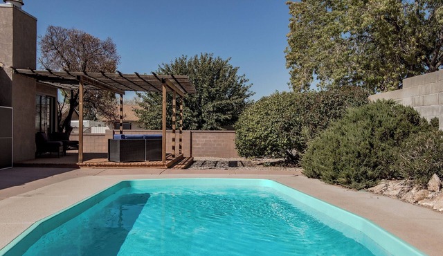 Peaceful, single level pool home