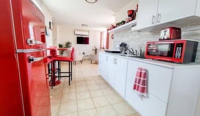 Penthouse beach front Studio @ Jobos beach