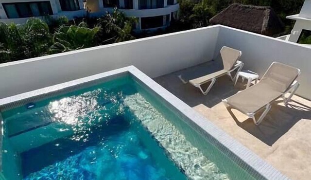 Penthouse - Private - Pool & Heated Jacuzzi & Rooftop A3022B
