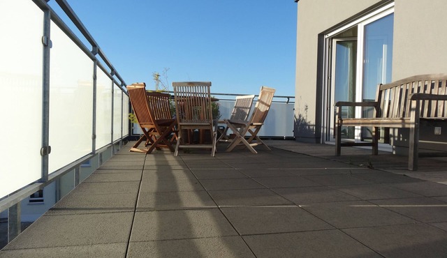 Penthouseferienwohnung mit Taunusblick